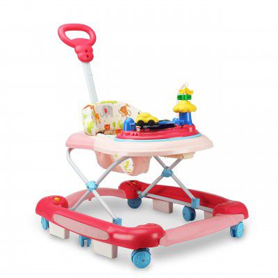 Luv Lap LuvLap Comfy Baby Walker & Rocker Parental Push Handle, Anti Fall, Anti Skid Mechanism, Height Adjustable 