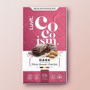 LuvIt. Cocoism Belgian Dark Chocolates | 55% Dark Cocoa With Whole Almond & Pink Salt | Decadent, Intense, Rich | Vegan | Gluten Free | Pack Of 1-90 Gm...