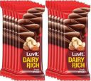 LuvIt Dairy Rich Fruit & Nut Chocolates Bar | Delicious | Rich | Smooth | Multipack | Pack of 12 - 38gm Each...