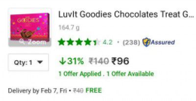LuvIt Goodies Chocolates Treat Gift Pack | For Birthday, Rakhi, Diwali Occasions | Truffles  (164.7 g)