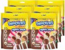 LuvIt Smackers Happy Pack Chocolate Flavored Lollipops Chocolate Lollipop (6 x 96 g)...