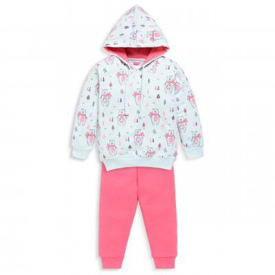 LuvLap Baby Boys Full Sleeve Boys Hooded Sweatshirt & Pyjama Set