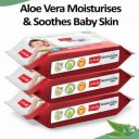 LuvLap Baby Moisturising Wipes with Aloe Vera,72N Pack of 3 Combo (216 Wipes)...