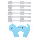 Luvlap Baby Safety Lock & Door Stopper Combo Pack,7Pcs (6 pcs Safety Lock, One Pc Door Stopper), Baby Safety Essential, Multicolor...