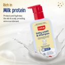 LuvLap Baby Wash & Shampoo -400ml with Chamomile, Oatmeal & Shea Butter, Paraben Free (400 ml)...