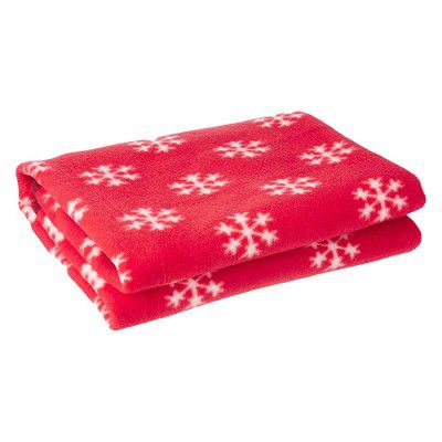 LuvLap Baby  Wrapper cum Soft Reversible Blanket / Kids Blanket, Flannel, 70cmx100cm, Flowers (Red)
