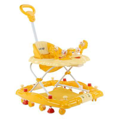 LuvLap Comfy Baby Walker & Rocker, Height Adjustable with Light & Musical Toys