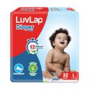 LuvLap Diaper Pants Large (LG) 9 to 14Kg, 32 Count, Baby Diaper Pants, with Aloe Vera Lotionfor rash protection, with upto 12 Hour protection...