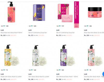 Myntra : Up To 58% OFF ON Lux Beauty Product