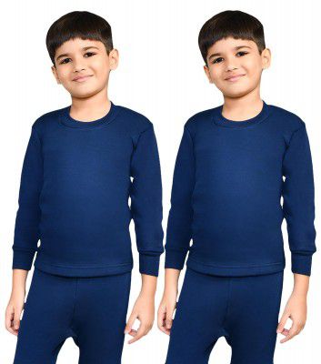 Lux Cottswool Pack of 2 Kids Winter wear Thermal Full Sleeves Body 
