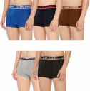Lux Cozi Men's Cotton Trunks (Pack of 5)...