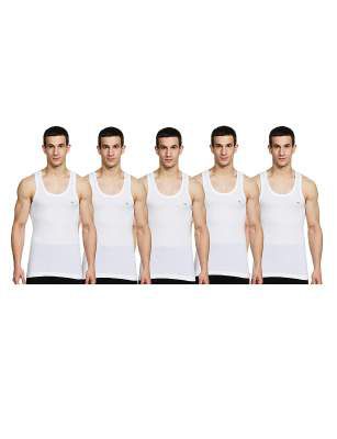 Lux Cozi Men's Cotton Vest (Pack of 5)
