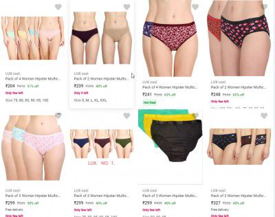 Lux Cozi Womens Panties Upto 62% off