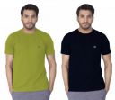 Lux Nitro Men's Regular Fit (Round Neck T-Shirt_Multicolor S)...