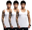 Lux Nitro Ultima Men’s Premium Cotton Vest – White...