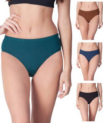 LUX  Pack of 4 Women Hipster Multicolor Panty