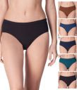 LUX  Pack of 6 Women Hipster Multicolor Panty...