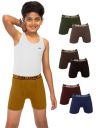 LUX PARKER 100% Cotton Trunk Outer Elastic Underwear for Boy's | Pack of 7...