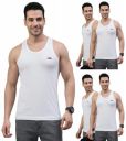 LUX PARKER Men's Cotton Sleeveless Round Neck Regular Fit Vest | Baniyan for Men | Pack of 5...