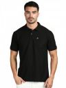 LUX PARKER Men's Solid Regular Fit Polo Shirt...