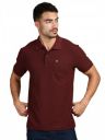 LUX PARKER Men's Solid Regular Fit Polo Shirt...