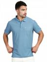 LUX PARKER Men's Solid Regular Fit Polo Shirt...