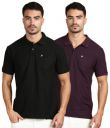 LUX PARKER Men's Solid Regular Fit T-Shirt...