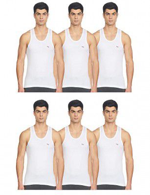 LUX VENUS Mens Cotton Vest (Pack of 6)
