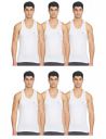LUX VENUS Mens Cotton Vest (Pack of 6)...