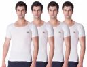 LUX VENUS Super Combed Cotton Rib Round Neck Half Sleeve Vest (Pack OF 5 )...