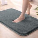 LUXE HOME INTERNATIONAL Microfiber Luxe Home Bath Mat Super Soft Non Slip Vegas Mats For Bathroom...