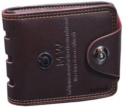 LUXIQE  Men & Women Casual Brown Artificial Leather Wallet