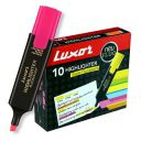Luxor 1851 Highlighter - Pink - Box of 10...
