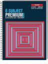 LUXOR 20703Exercise book 6 Sub,300 Pg,18cm*24cm Regular Notebook Ruled 300 Pages  (Black)...
