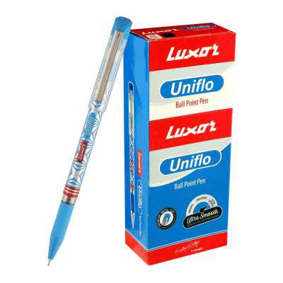 Luxor UNIFLO Ball Pen Blue (20's Box)