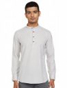 Luxrio Kurta for Men Cotton Blend Short Solid Slim Fit...
