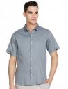 Luxrio Men's Solid Slim Fit Half Sleeves Cotton Casual Shirt...