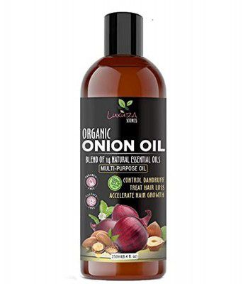Luxura Sciences 250 ML Onion Hair Oil with 14 Essential Oils, Multi-Purpose Hair Growth Oil/Serum