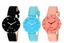 Luxurit Analogue Multicolor Dial Combo Of 3 Women's & Girl's Watch - LI 0 1 2...