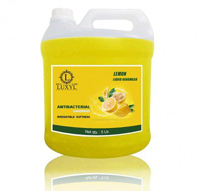 Luxyl Lemon Original Germ Protection 5 Litre Refill + 250 ml Liquid Hand wash Free | 5 L + 250 ml (Lemon)