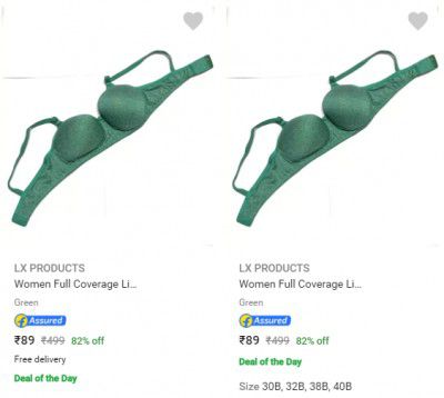 Lx Products Womens Bras upto 80% off