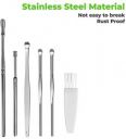 LXELA Ear Wax Cleaner 6Pcs Kit- Ear Dust Remover Tool, Earigator, Ear Cleaner (6 Items in the set)...