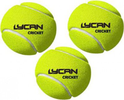 LYCAN cricket tennis ball pack of 3 Tennis Ball  (Pack of 3)
