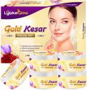 LyckaGlow Gold Kesar Facial Kit For Tight, Bright 5 in 1 Formula For Young Skin Long Time (250 g)...