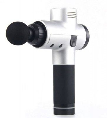 Lycus 4 Interchangeable Massage Heads Handheld Massage Gun Massager  (Silver)