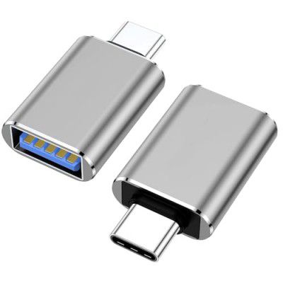 Lynacz USB Type C to USB A Female 3.0 Adapter USB C Male to USB 3.0 Female Connector, Adapter Compatible with Android Phones, Pack of 1 (ZX26)