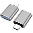 Lynacz USB Type C to USB A Female 3.0 Adapter USB C Male to USB 3.0 Female Connector, Adapter Compatible with Android Phones, Pack of 1 (ZX26)...