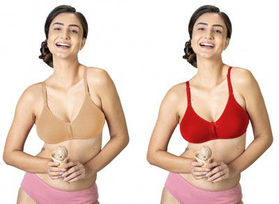 Lyra 516 Flora Mesh Ladder Moulded Premium Cotton Bra