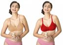 Lyra 516 Flora Mesh Ladder Moulded Premium Cotton Bra...
