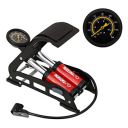 Lyrovo 160 PSI Double Cylinder Portable Foot Pump Air Tyre Inflator for car Bike and Cycle, Red...